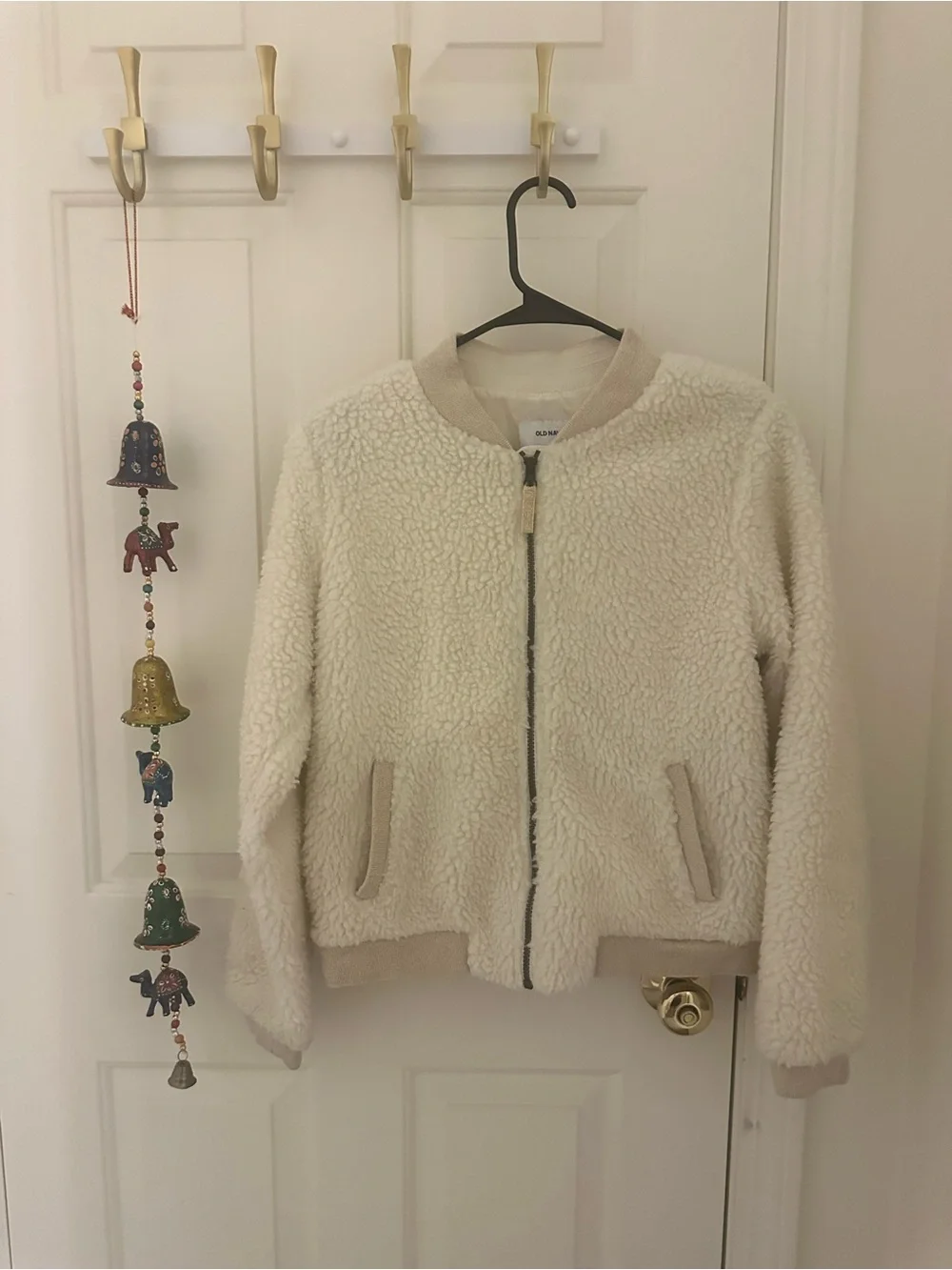 Old Navy Kid’s Cream Sherpa Bomber Jacket